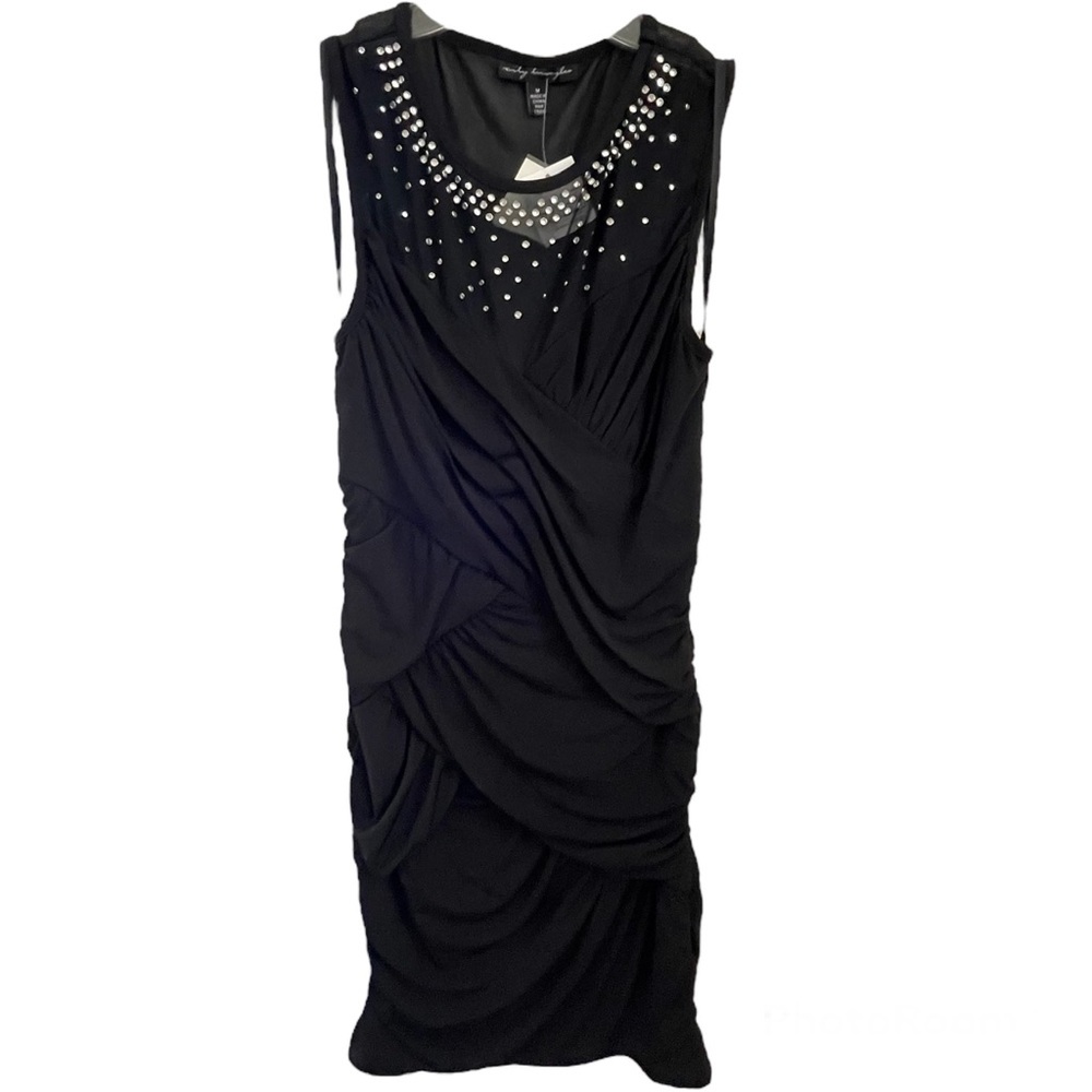 City Triangles Black Body Fitting Dress with embellishments - M - NWT
